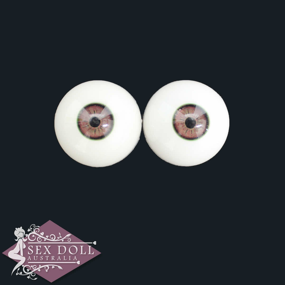 Universal Sex Doll Eyes – Dark Hazel Brown – `