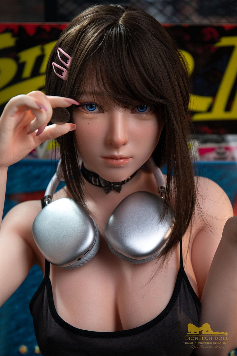 Irontech Premium Ultra realistyczna silikonowa lalka miłosna — Ainsley 164 cm
