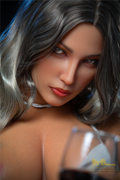 Секс-кукла Irontech Premium Realistic Series с силиконовой головой и телом TPE Love Sex Doll - Cienna 175 см
