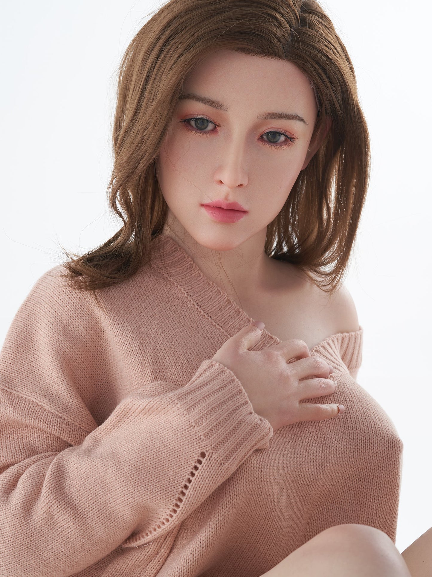ZELEX Silicone Sex Doll Realistic Inspiration Series - Rose (HEAD ONLY) MOVEABLE JAW