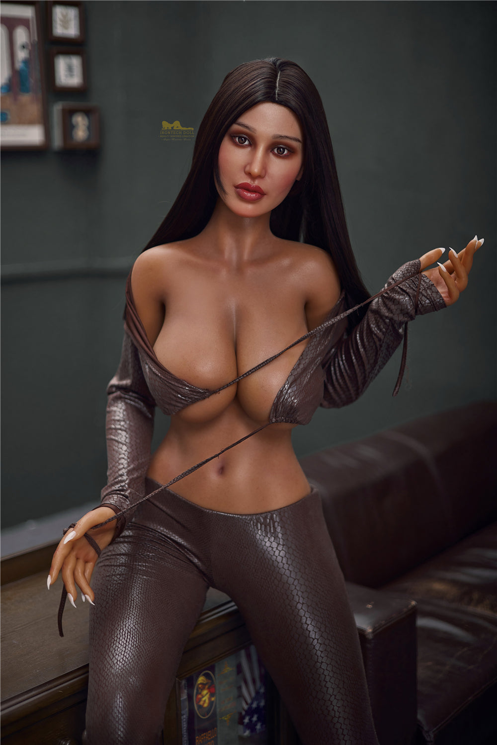 Irontech Premium Full Silicon Love Sex Doll Super Realistische Serie Anik 165cm