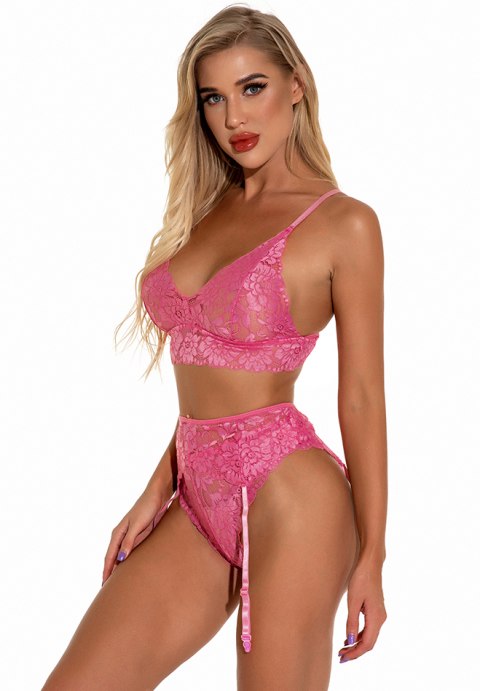 Cherry Sweetheart Lace Stay Together Lingerie Set