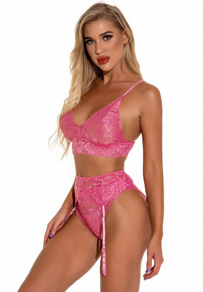 Cherry Sweetheart Bizzilla Stay Together Lingerie Set