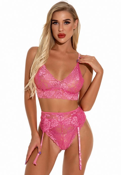 Cherry Sweetheart Lace Stay Together Lingerie Set